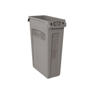 Poubelle Tri Selectif 87l Gris Avec Conduits D 'aeration