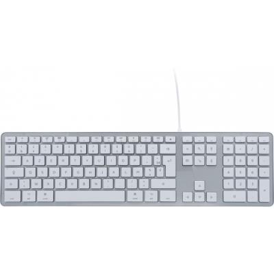 DACOMEX MK340 - clavier - AZERTY - Francais - argent