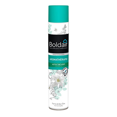 D&eacute;sodorisant aromath&eacute;rapie Boldair - parfum th&eacute; vert - 500ml
