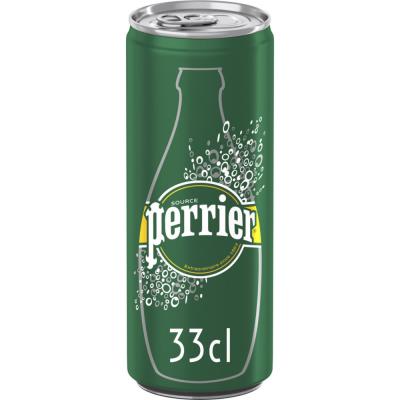 Eau de source p&eacute;tillante Perrier - canette de 33cl