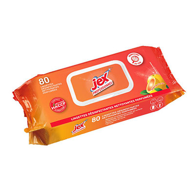 Jex Lingettes Nettoyantes D&eacute;sinfectantes Corse -&eacute;tui X80