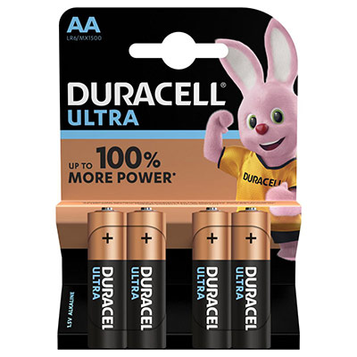Pile Duracell AA x4 Ultra Power LR06