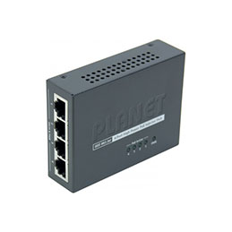 Planet HPOE-460 mini injecteur 4 ports poe 802,3at 120W