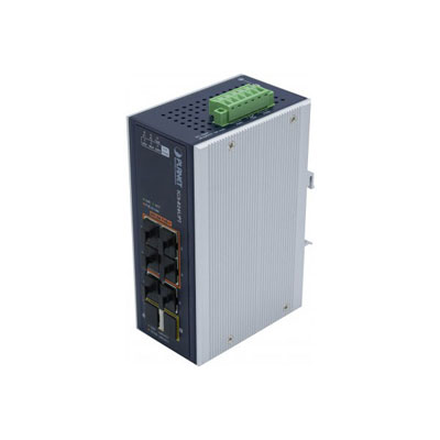 PLANET IGS-824UPT Switch Ind. 6 Giga dont 4 UltraPoE 95W & 2 SFP 100/1G