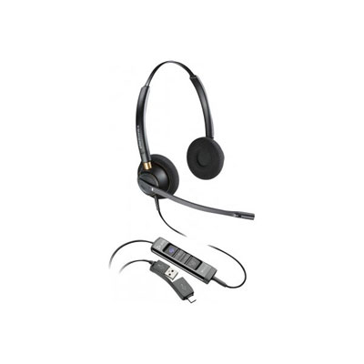 POLY EncorePro 525-M Casque USB-A Binaural Certif. Teams