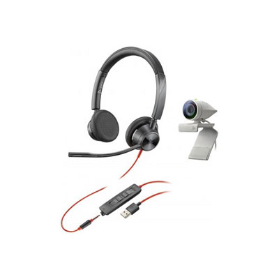 POLY Studio P5 & Blackwire 3325 USB-A/Jack 2 &eacute;couteurs