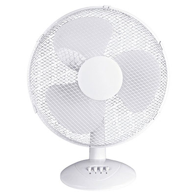 Ventilateur &agrave; poser, DOMAIR, Dk40 blanc 45 W, D40 cm