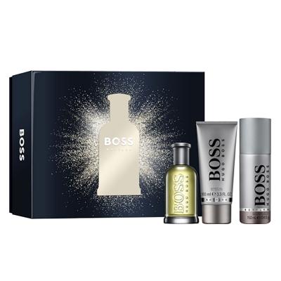 Coffret Boss Bottled - eau de toilette + gel douche + d&eacute;odorant spray