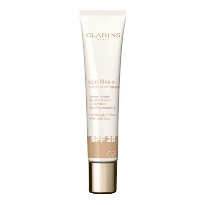 Cr&egrave;me teint&eacute;e SPF25 Skin Illusion Tinted Moisturizer - 02 - Clarins