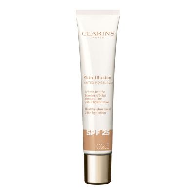 Cr&egrave;me teint&eacute;e SPF25 Skin Illusion Tinted Moisturizer - 2,5 - Clarins