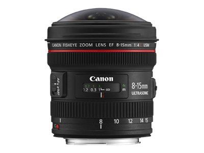 Objectif Canon EF - Fonction Zoom - 8 mm - 15 mm - f/4.0 - Canon EF