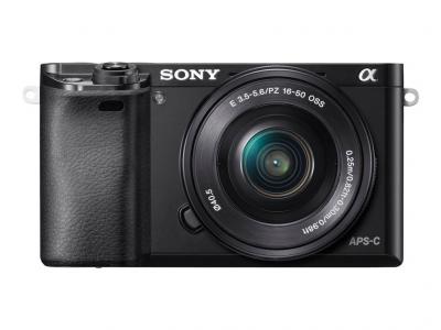 SONY A6000 Black KIT SEL 16-50MM F3.5-5.6 OSS Black + 64GB SD card