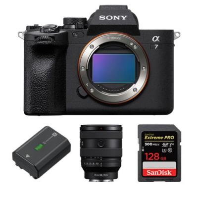 Sony Bo&icirc;tier Alpha A7 Mark IV + FE 20-70 mm F4 G + Sony NP-FZ100 + SanDisk 128 Go