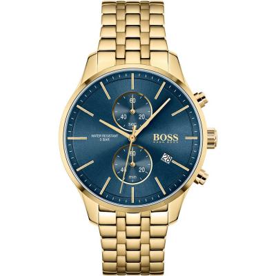 Montre Homme Hugo Boss Associate 1513841 chronographe acier dor&eacute;