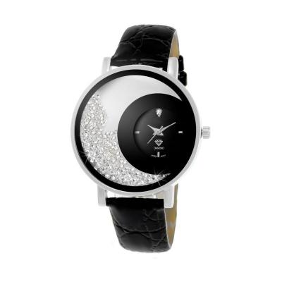 Montre femme MF311-DIAMANT - Bracelet Cuir Noir