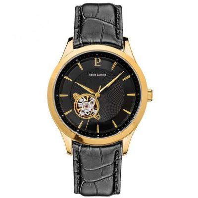 Montre Homme Fleuret 336B033 Cadran Noir Bracelet Cuir Noir