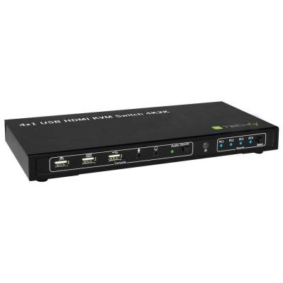 Teckly switch kvm 4x1 con usb e hdmi