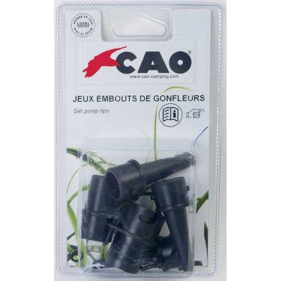 CAO - Embouts gonfleurs x4 + 1 adaptateur