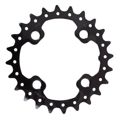 Plateau VTT Shimano SLX 2x10v int&eacute;rieur (24 &agrave; 28 dents) noir- 28 den