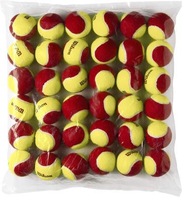 Wilson stage 3 lot de 36 balles de tennis pour d&eacute;butant rouge