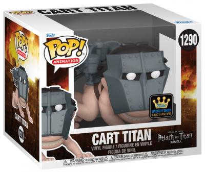 Funko Pop Super Attack On Titan Cart Titan Exclusive Argent&eacute; 
