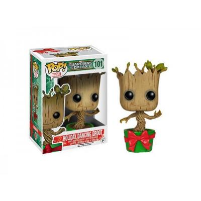 Figurine Pop - Marvel Les Gardiens De La Galaxie - Groot Baby Holiday - Funko Pop