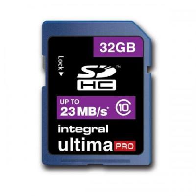 Integral - Carte m&eacute;moire flash - 32 Go - Video Class V10 / UHS-I U1 / Class10 - SDHC UHS-I 