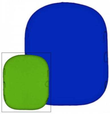 Lastolite chromakey falthintergrund doppelseitig blau/gr&uuml;n 150x180cm