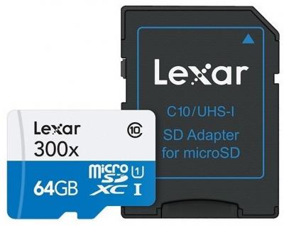 Cartes memoire lexar lsdmi 064 300 x LSDMI064-300X