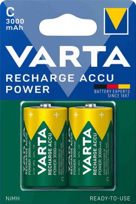 Lot de 2 accus Power Accu C - 3000 mA
