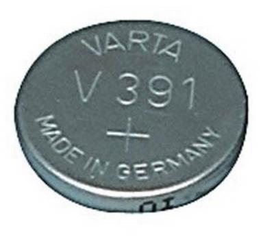 Pile bouton oxyde d'argent Varta 391