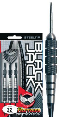 Harrows fl&eacute;chettes fl&egrave;ches pointe acier Black Jack poids 22 grammes