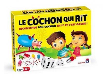 Le cochon qui rit 4 joueurs - dujardin - jeu de soci&eacute;t&eacute; 4 ans+