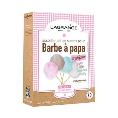 Barbe &agrave; papa Lagrange ASSORT GOUTS*4