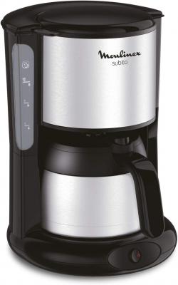 Cafeti&egrave;re &Eacute;lectrique De 0,9l Pour 8 A 10 Tasses Gris Noir