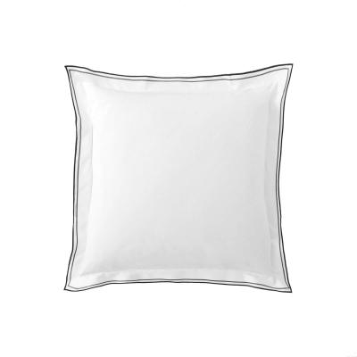 Taie d'oreiller unie en percale de coton, Astor Gris Designers Guild