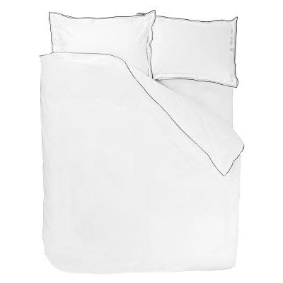 Parure de lit ASTOR Graphite en percale de coton - DESIGNERS GUILD