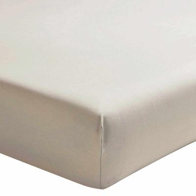 Essix home collection drap housse percale 80 fils lin 140 x 200 cm