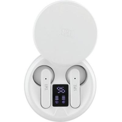 T'nB SHINY 2 - &Eacute;couteurs sans fil avec micro - intra-auriculaire - Bluetooth - blanc