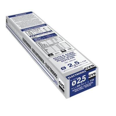 Gys - 110 Electrodes traditionnelles acier rutile &Oslash;2,5 mm