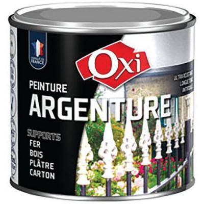Peinture fer ext&eacute;rieur OXI argenture brillant 125 ML