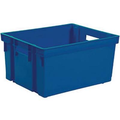 EDA - Bac de rangement sans couvercle 50 l 56 x 41 x 29,5 bleu min&eacute;ral