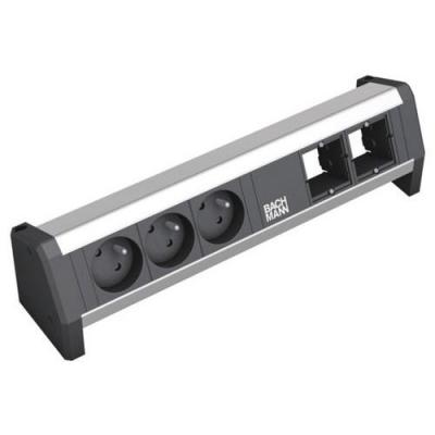 DESK - Coupe-circuit - CA 230 V - connecteurs de sortie : 3 - noir