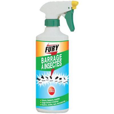 FURY Spray Barrage &agrave; Insectes Volants et Rampants - 500 ml