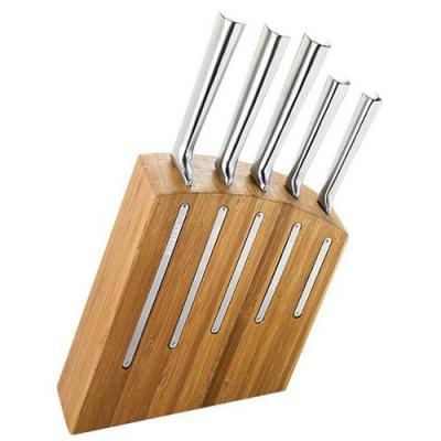 Bloc de 5 couteaux de cuisine Kimono bambou inox