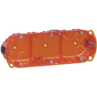 Bo&icirc;te d'encastrement Vatibox multimat&eacute;riaux 3 postes - Legrand