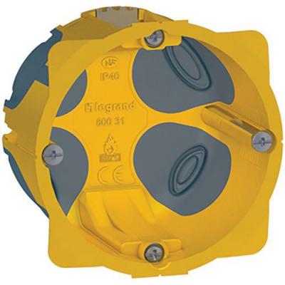 Legrand Bo&icirc;te d'encastrement 1 poste ecobatibox p.50 mm legrand 080031