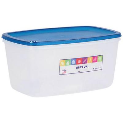 EDA - Boite rect.5,5l nat couv turquoise acidule ref.10116na-ba.tu