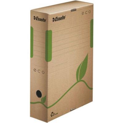 Esselte Eco Bo&icirc;te de classement 80 mm A4 marron nature