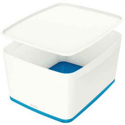 Leitz MyBox 52161036 Bo&icirc;te Format Large avec Couvercle Bleu M&eacute;tallis&eacute;